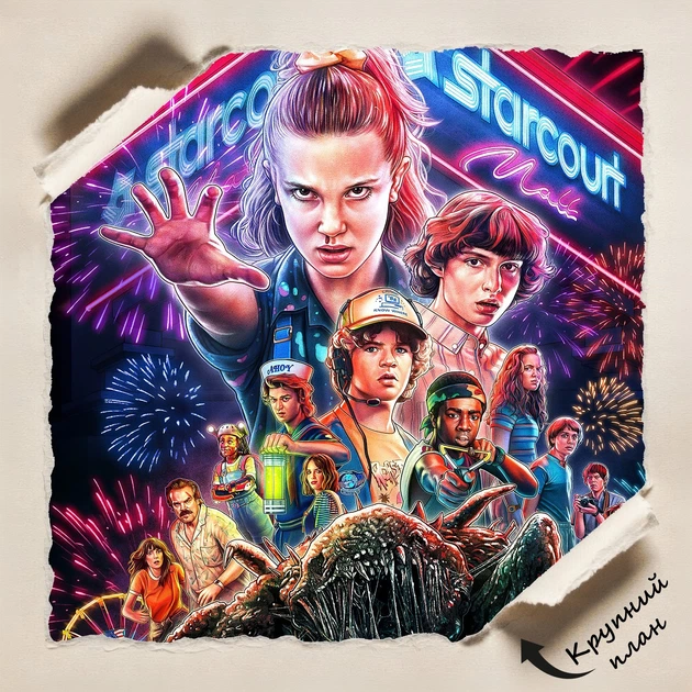 Постер Дивні Дива 4, Stranger Things 4, A2 60×41 см (id6499) - зображення 4