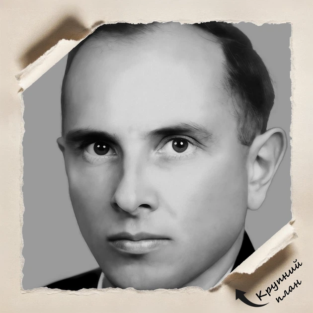 Постер Степан Андрійович Бандера, ч\б, Stepan Bandera, A2 60×41 см (id6048) - зображення 4