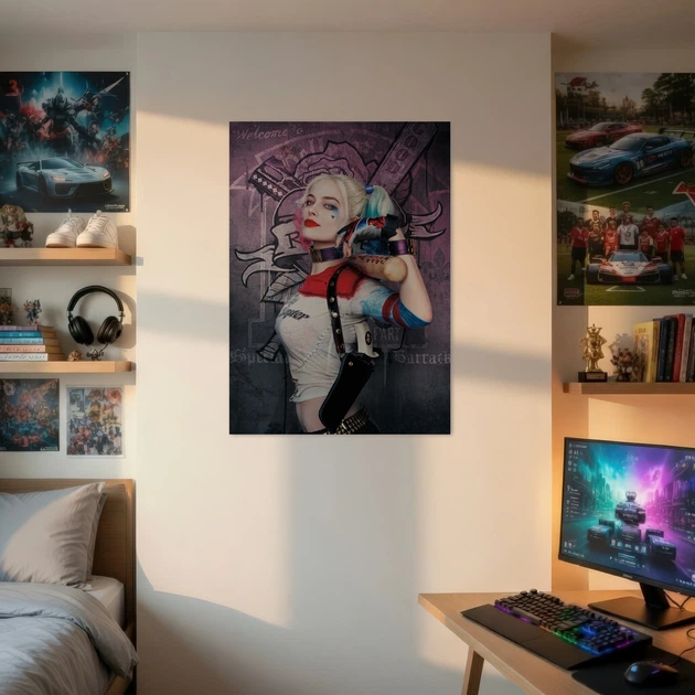 Постер Харли Квинн, Отряд Самоубийц, Harley Quinn, Suicide Squad, Марго Робби, A3 42×30 см (id0192) - изображение 2