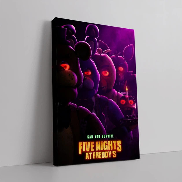 Интерьерная картина Пять ночей у Фредди, Five Nights at Freddy's, FNaF, постер в комнату подростка, 42×28 см (id6271) - изображение 2