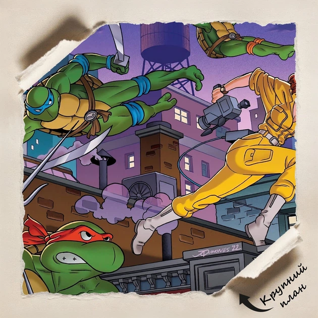 Постер Черепашки-ніндзя, Ninja Turtles, TMNT, декор кімнати підлітка, A1 90×60 см (id1331) - зображення 4