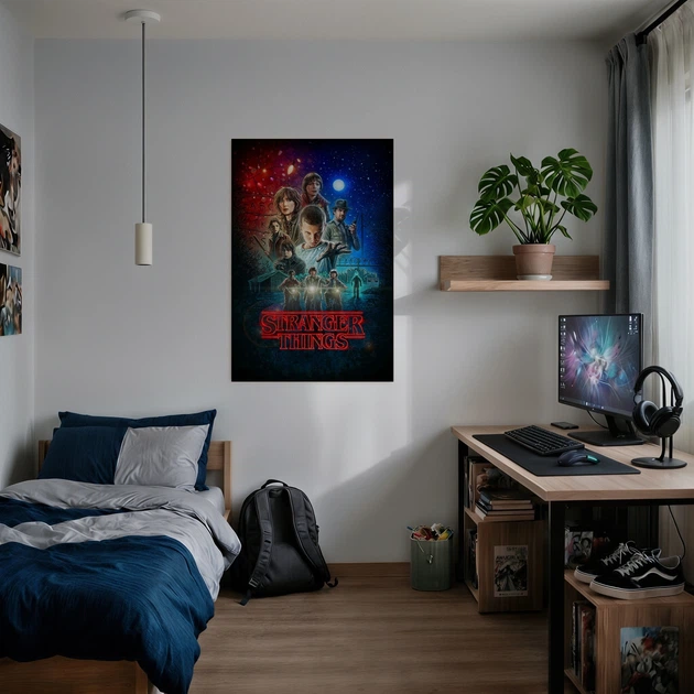 Інтер'єрна картина Дивні Дива, Stranger Things, постер по серіалу, 42×28 см (id1197) - зображення 3