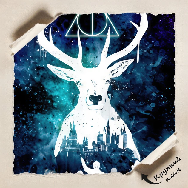 Постер Гаррі Поттер, Патронус, Harry Potter, Patronus, A3 42×28 см (id0780) - зображення 4