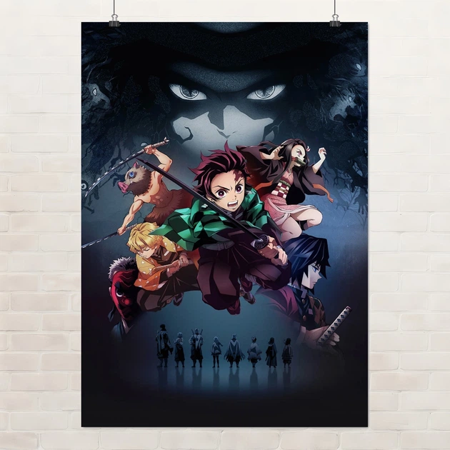 Постер Истребитель демонов, Demon Slayer: Kimetsu no Yaiba, аниме, A3 42×30 см (id5344) - Фото 1 Постер Истребитель демонов, Demon Slayer: Kimetsu no Yaiba, аниме, A3 42×30 см (id5344) - изображение 1
