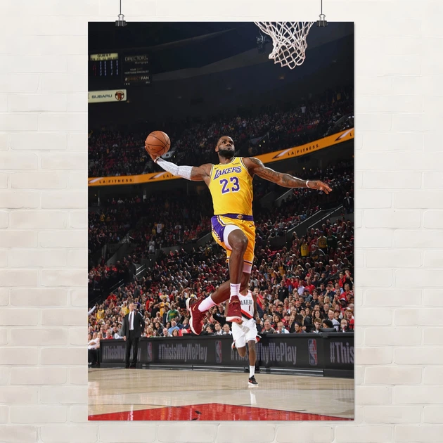 Постер Баскетболіст Джеймс Леброн, Lebron James, спорт, A2 60×40 см (id4192) - Фото 1 Постер Баскетболіст Джеймс Леброн, Lebron James, спорт, A2 60×40 см (id4192) - зображення 1