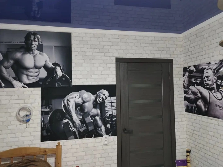 Постер Арнольд Шварценеггер, Мистер Олимпия, спортзал, Arnold Schwarzenegger, бодибилдер, A1 60×85 см (id1922) - изображение 4