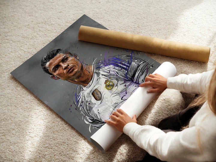 Постер Футболіст Кріштіану Роналду, Cristiano Ronaldo, футболіст, A3 42×30 см (id6255) - зображення 3