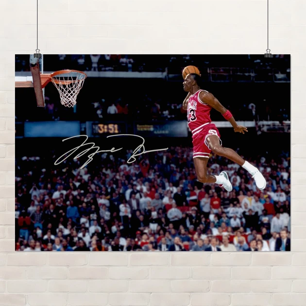 Постер Баскетболіст Майкл Джордан, Michael Jordan, спорт, A3 30×42 см (id1287) - Фото 1 Постер Баскетболіст Майкл Джордан, Michael Jordan, спорт, A3 30×42 см (id1287) - зображення 1
