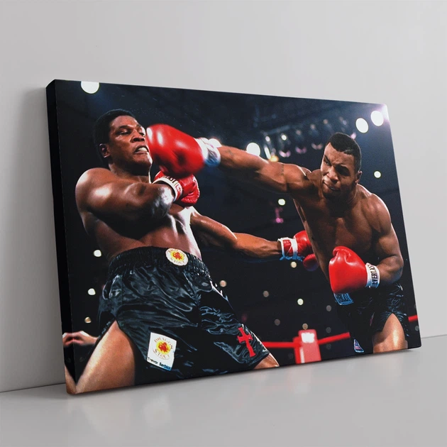 Інтер'єрна картина Майк Тайсон та Тревор Бербік, Mike Tyson, бокс, 60×85 см (id5517) - зображення 2