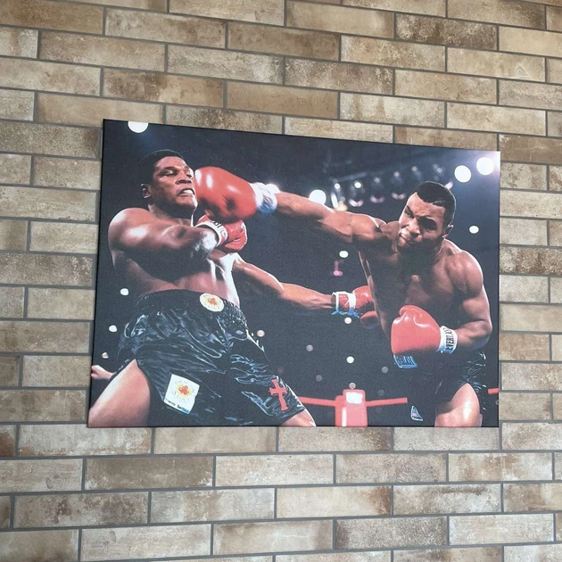 Інтер'єрна картина Майк Тайсон та Тревор Бербік, Mike Tyson, бокс, 60×85 см (id5517) - зображення 4