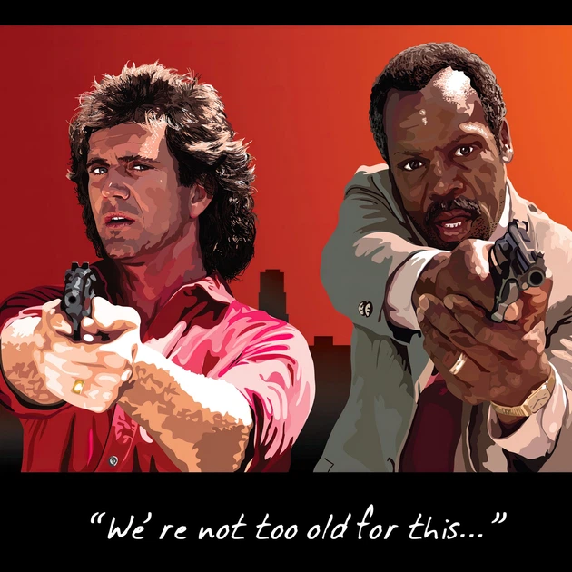 Интерьерная картина Смертельное оружие, Lethal Weapon (1987), культовое кино, 60×85 см (id0760) - изображение 4