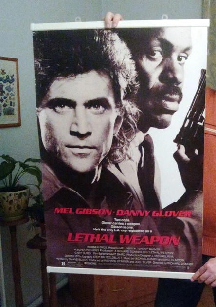 Постер Смертельное оружие, Lethal Weapon (1987), культовое кино, A3 42×28 см (id0758) - изображение 4