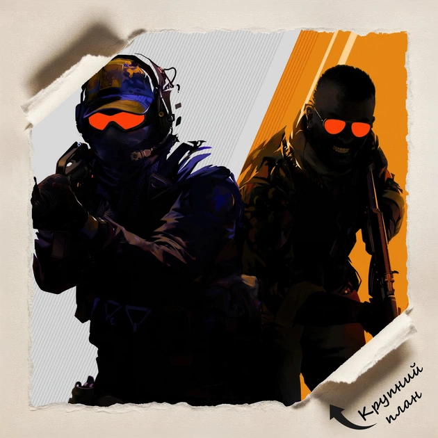 Постер Контрстрайк, Counter-Strike 2, CS2, декор в кімнату геймера, A0 71×106 см (id6826) - зображення 4