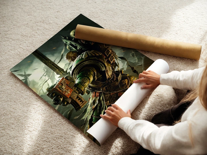 Постер Вархаммер 40000, Warhammer 40000, W40K, дарк фентези, A3 30×42 см (id7300) - изображение 3