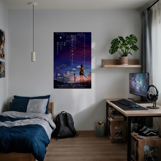 Постер "5 сантиметров в секунду", 5 Centimeters per Second, аниме, A3 42×28 см (id7277) - изображение 2