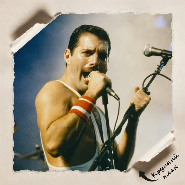 Постер Фредді Мерк'юрі, Freddy Mercury, Queen, Квін, концертне ретро фото, рок, A1 60×92 см (id7286) - зображення 4