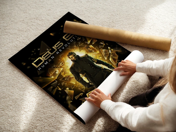 Постер Deus Ex: Human Revolution (2011), киберпанк, sci-fi, постер для геймеров, A3 42×30 см (id1628) - изображение 3