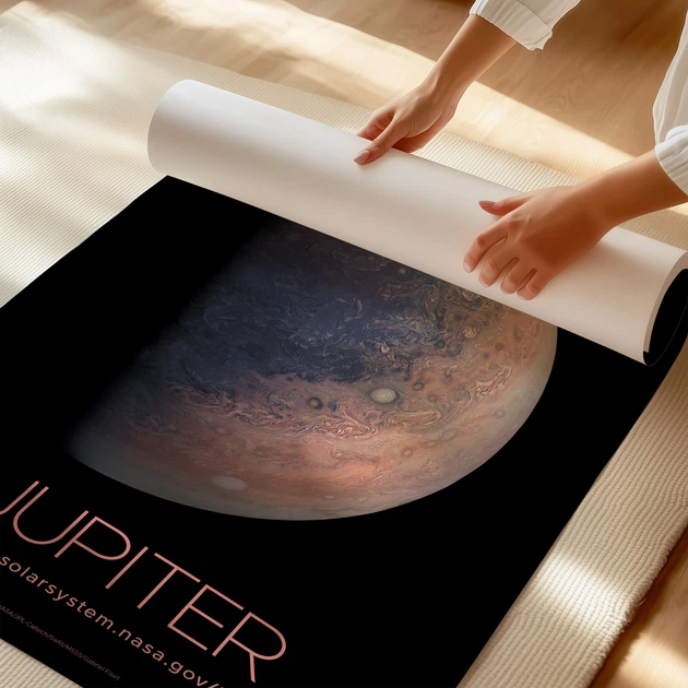 Постер Юпитер, Jupiter, NASA, НАСА, космос, астрономия, A3 42×27 см (id7112) - изображение 3