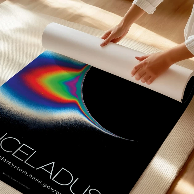 Постер Энцелад, спутник Сатурна, Enceladus, NASA, НАСА, космос, астрономия, A3 42×27 см (id7102) - Фото 3 Постер Энцелад, спутник Сатурна, Enceladus, NASA, НАСА, космос, астрономия, A3 42×27 см (id7102) - изображение 3