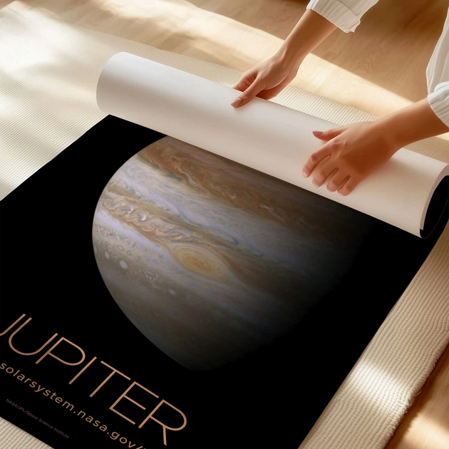 Постер Юпитер, Jupiter, NASA, НАСА, космос, астрономия, A3 42×27 см (id7110) - изображение 3