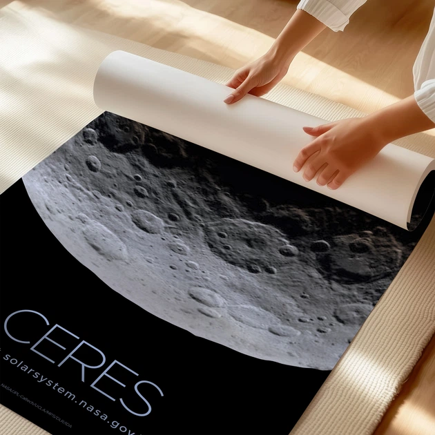 Постер Церера, карликовая планета, Ceres, NASA, НАСА, космос, астрономия, A3 42×27 см (id7091) - Фото 3 Постер Церера, карликовая планета, Ceres, NASA, НАСА, космос, астрономия, A3 42×27 см (id7091) - изображение 3