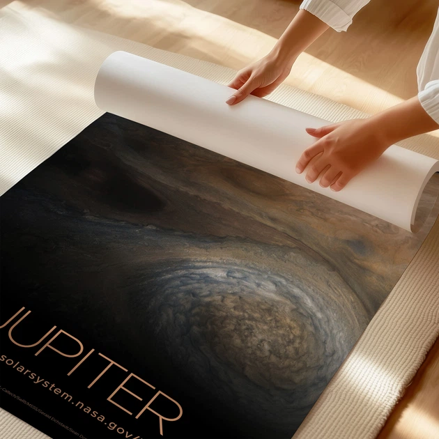Постер Юпитер, Jupiter, NASA, НАСА, космос, астрономия, A3 42×27 см (id7111) - изображение 3