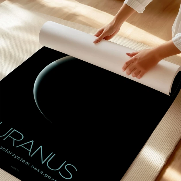Постер Уран, Uranus, NASA, НАСА, космос, астрономия, A3 42×27 см (id7148) - изображение 3