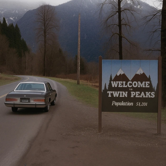 Інтер'єрна картина Твін Пікс, Welcome to Twin Peaks, серіал, 60×40 см (id7075) - зображення 3