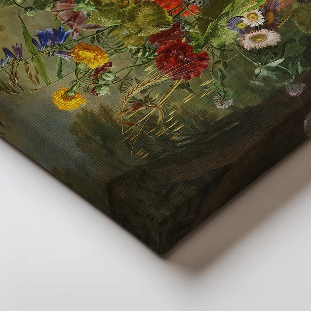 Интерьерная картина Отто Дидрик Оттесен, Композиция с полевыми цветами, Still Life, репродукция картины, 60×50 см (id7040) - изображение 4