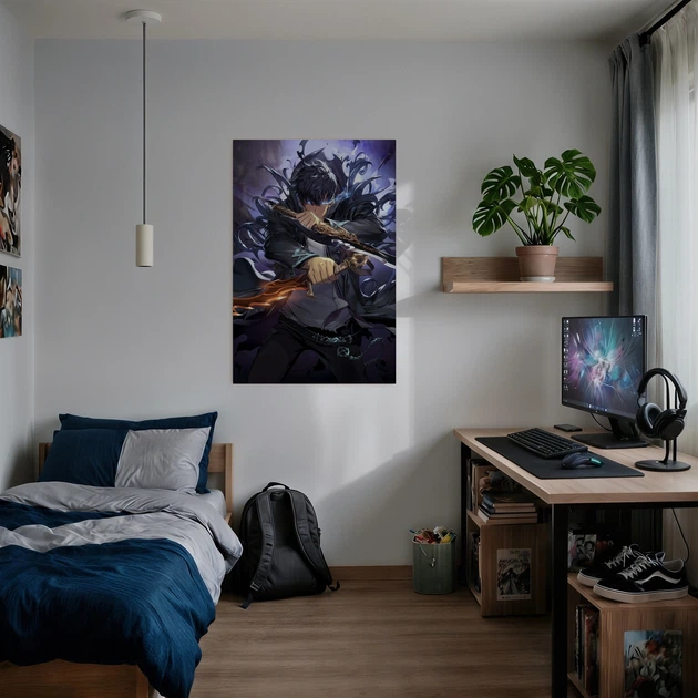 Постер Поднятие уровня в одиночку, Solo Leveling, аниме, A3 30×30 см (id7069) - изображение 2
