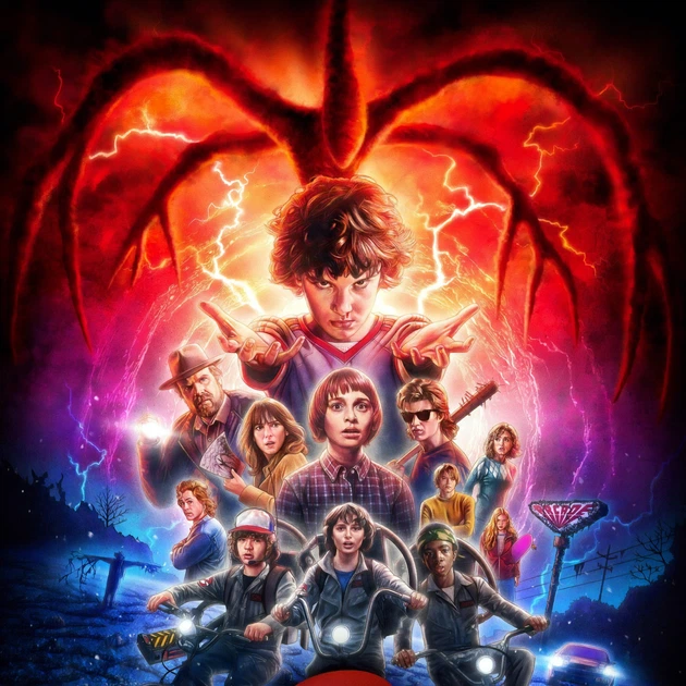 Інтер'єрна картина Дивні Дива, Stranger Things 2, постер по серіалу, 42×28 см (id1194) - зображення 4