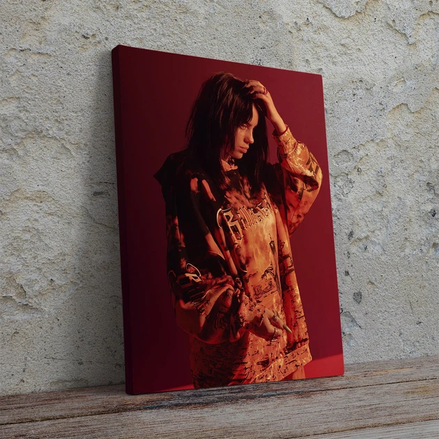 Інтер'єрна картина Біллі Айліш у халаті, Billie Eilish, 85×60 см (id3868) - зображення 2