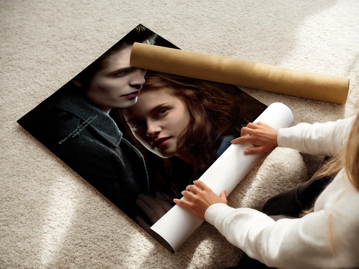Постер Сумерки: Вампирская сага, Twilight (2008), Белла Свон, Эдвард Каллен, A3 42×28 см (id0527) - изображение 3