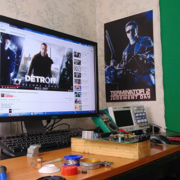 Постер Термінатор 2: Судний день, Terminator: Judgment Day (1991), Арнольд Шварценеггер, кіборг, A3 42×28 см (id0626) - зображення 4
