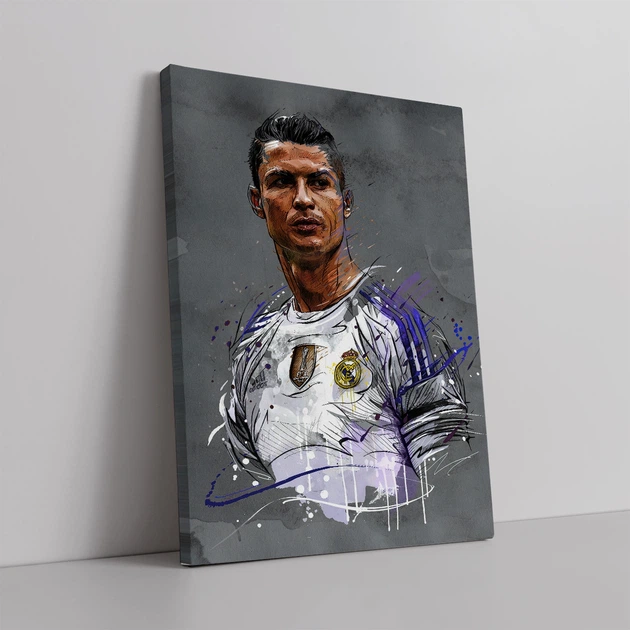 Інтер'єрна картина Футболіст Кріштіану Роналду, Cristiano Ronaldo, футболіст, 42×30 см (id6255) - зображення 2