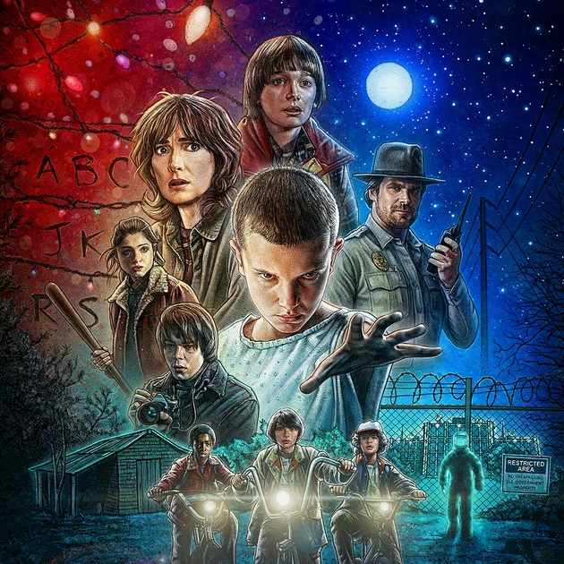 Інтер'єрна картина Дивні Дива, Stranger Things, постер по серіалу, 42×28 см (id1197) - зображення 4