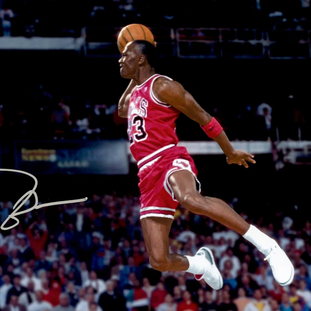 Интерьерная картина Баскетболист Майкл Джордан в прыжке, Michael Jordan, спорт, 30×42 см (id1287) - изображение 3