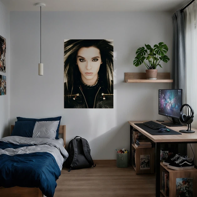 Постер Билл Каулитц, Tokio Hotel, Bill Kaulitz, A3 30×42 см (id6814) - изображение 2