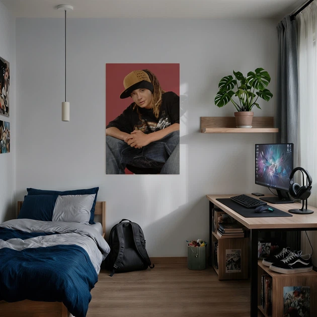 Постер Том Каулитц, Tokio Hotel, Tom Kaulitz, эмо, A3 28×42 см (id6812) - изображение 2