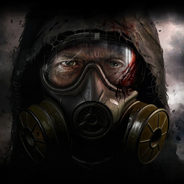 Интерьерная картина Сталкер 2, Stalker 2, противогаз, Чернобыль, плакат для геймера, 28×42 см (id3515) - изображение 4