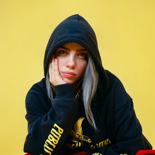 Интерьерная картина Билли Айлиш в красных штанах, Billie Eilish, 60×43 см (id3867) - изображение 3