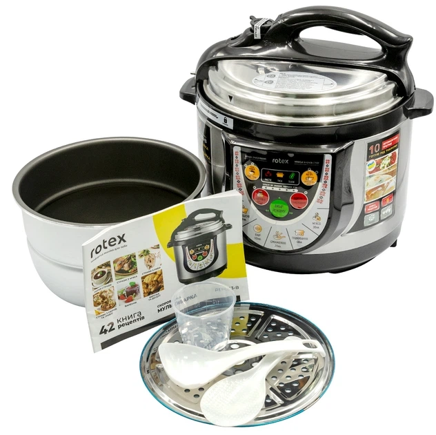 Мультиварка скороварка ROTEX REPC53-B - зображення 3