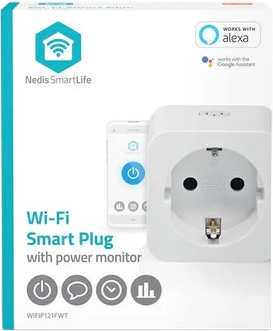 Inteligentne gniazdko Nedis Smart Life Wi-Fi IP21 3680 W (WIFIP121FWT) - Zdjęcie 2 Inteligentne gniazdko Nedis Smart Life Wi-Fi IP21 3680 W (WIFIP121FWT) - obraz 2