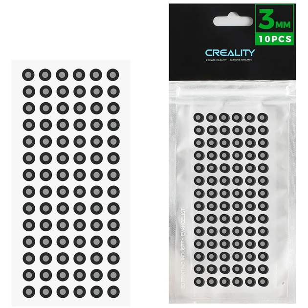 Метки для 3D сканирования для сканеров Creality 3 мм, 840 шт - Фото 1 Метки для 3D сканирования для сканеров Creality 3 мм, 840 шт - изображение 1