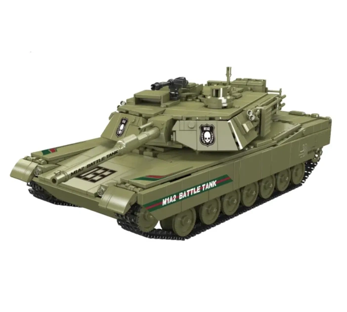 Конструктор танк Абрамс MIA2 Main Battle Tank Mould King Technik 20033 1168 деталей с дистанционным управлением - изображение 3