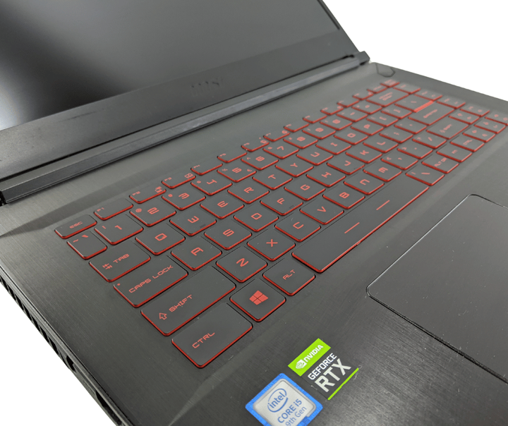 Игровой ноутбук MSI GF65 Thin 10SDR / 15.6" (1920x1080) IPS / Intel Core i7-10750H (6 (12) ядер по 2.6 - 5.0 GHz) / 16 GB DDR4 / 240 GB SSD / nVidia GeForce GTX 1660 Ti, 6 GB GDDR6, 192-bit / WebCam б/у - Фото 3 Игровой ноутбук MSI GF65 Thin 10SDR / 15.6" (1920x1080) IPS / Intel Core i7-10750H (6 (12) ядер по 2.6 - 5.0 GHz) / 16 GB DDR4 / 240 GB SSD / nVidia GeForce GTX 1660 Ti, 6 GB GDDR6, 192-bit / WebCam б/у - изображение 3