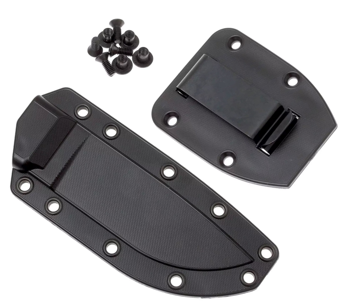 Ніж туристичний для польової кухні ESEE Model 4 Black Grey Micarta ESEE-4P-B - Фото 7 Ніж туристичний для польової кухні ESEE Model 4 Black Grey Micarta ESEE-4P-B - изображение 7