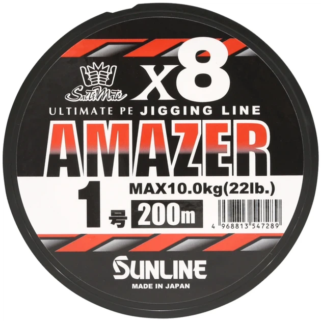 Шнур Sunline SM Amazer X8 200m (multicolor) #0.6 15lb/6.8kg - Фото 2 Шнур Sunline SM Amazer X8 200m (multicolor) #0.6 15lb/6.8kg - изображение 2