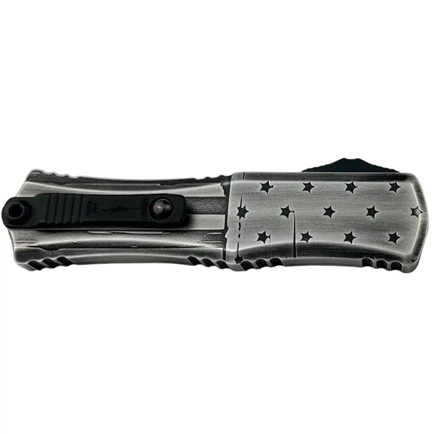 Нож Microtech Hera II Mini Double Edge Signature Series Dark Flag - изображение 4