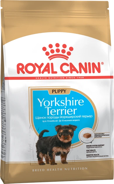 Royal Canin Yorkshire Terrier Puppy породи йоркширський тер'єр віком від 2 до 10 місяців 1,5 кг - Фото 1 Royal Canin Yorkshire Terrier Puppy породи йоркширський тер'єр віком від 2 до 10 місяців 1,5 кг - изображение 1